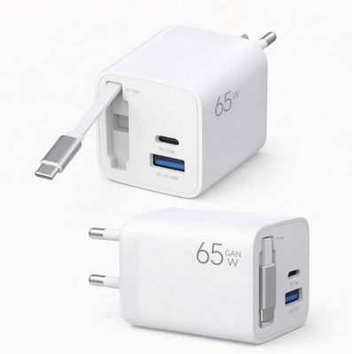 ���� �����̺� TC66 GaN 65W PPS PD QC3.0 �ʰ��� 2.0 ��Ƽ ������ �����