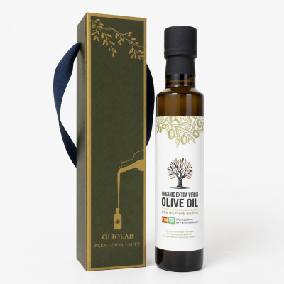 올리오랩 유기농 엑스트라버진 올리브오일 250ml 1구선물세트