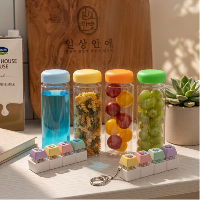 ���̺�Ʋ ���̽� ��Ʈ 500ml ���� ���� + ŰĸŰ�� 4�� ��Ʈ Ŭ��Ŀ 