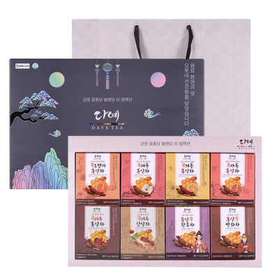 다예 궁중 꿀홍삼 블랜딩티 전통차 컬렉션 8종 세트 (+쇼핑백)