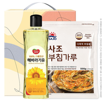 동원해바라기유 사조부침가루 2종